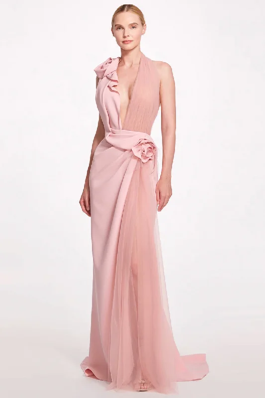 Wardrobe Essentials Stolen Heart Pink Halter Maxi Dress