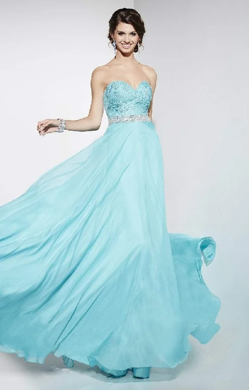 Budget-Friendly Fashion Studio 17 - 12549SC Chiffon Strapless A-line Gown