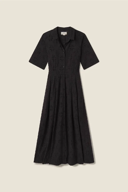 Unbeatable Prices Aster Dress Black Handkerchief Eyelet