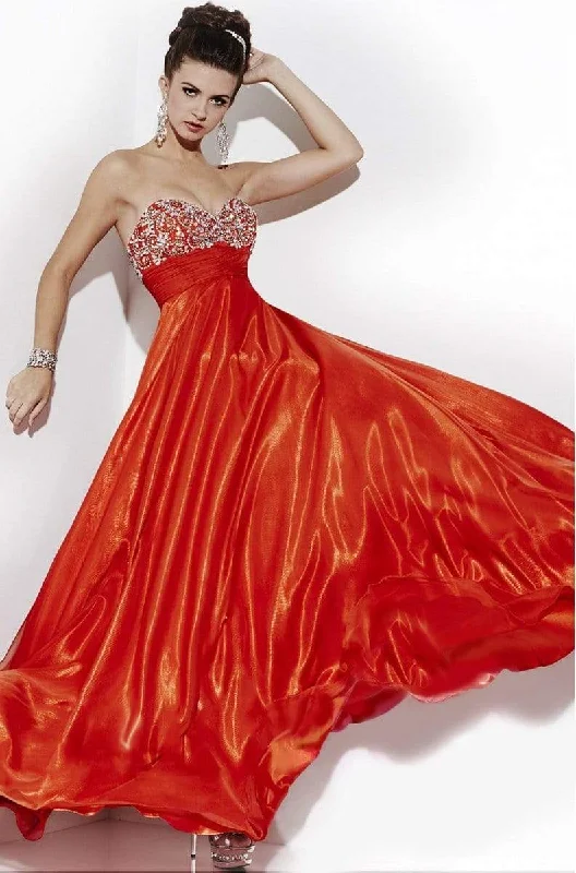 Fashion Sale Studio 17 - 12501SC Empire Strapless Shiny Gown