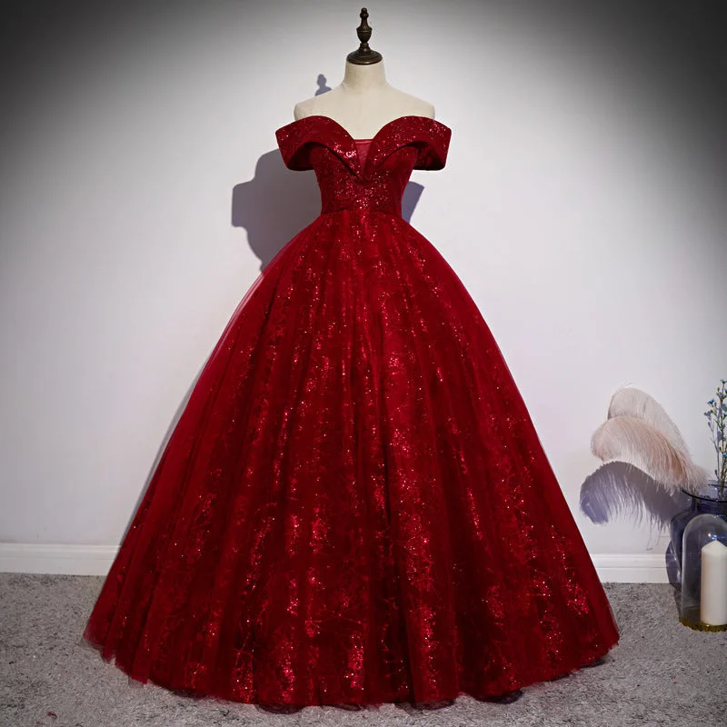 Mother'S Day Special Red Evening Dress 2025 New Arrival Long Elegant Dress for Hostess